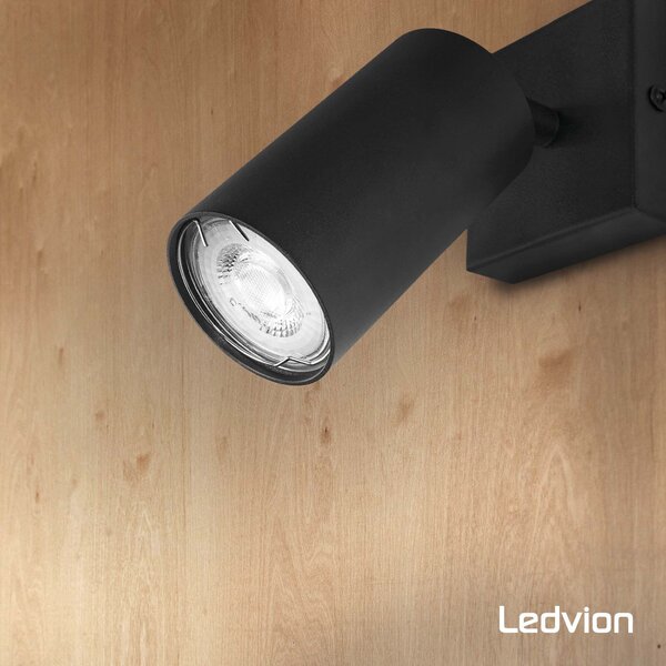 Ledvion Lampadina LED GU10 Da fioco a caldo - 5W - 2200-3000K