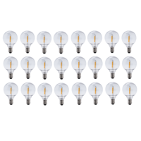 Ledvion E12 Lampadina LED Filamento - 0,3W - 2700K - 39 Lumen - Clear - 25 Pack