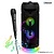 Set karaoke Bluetooth - Incl. microfono ed effetti luminosi