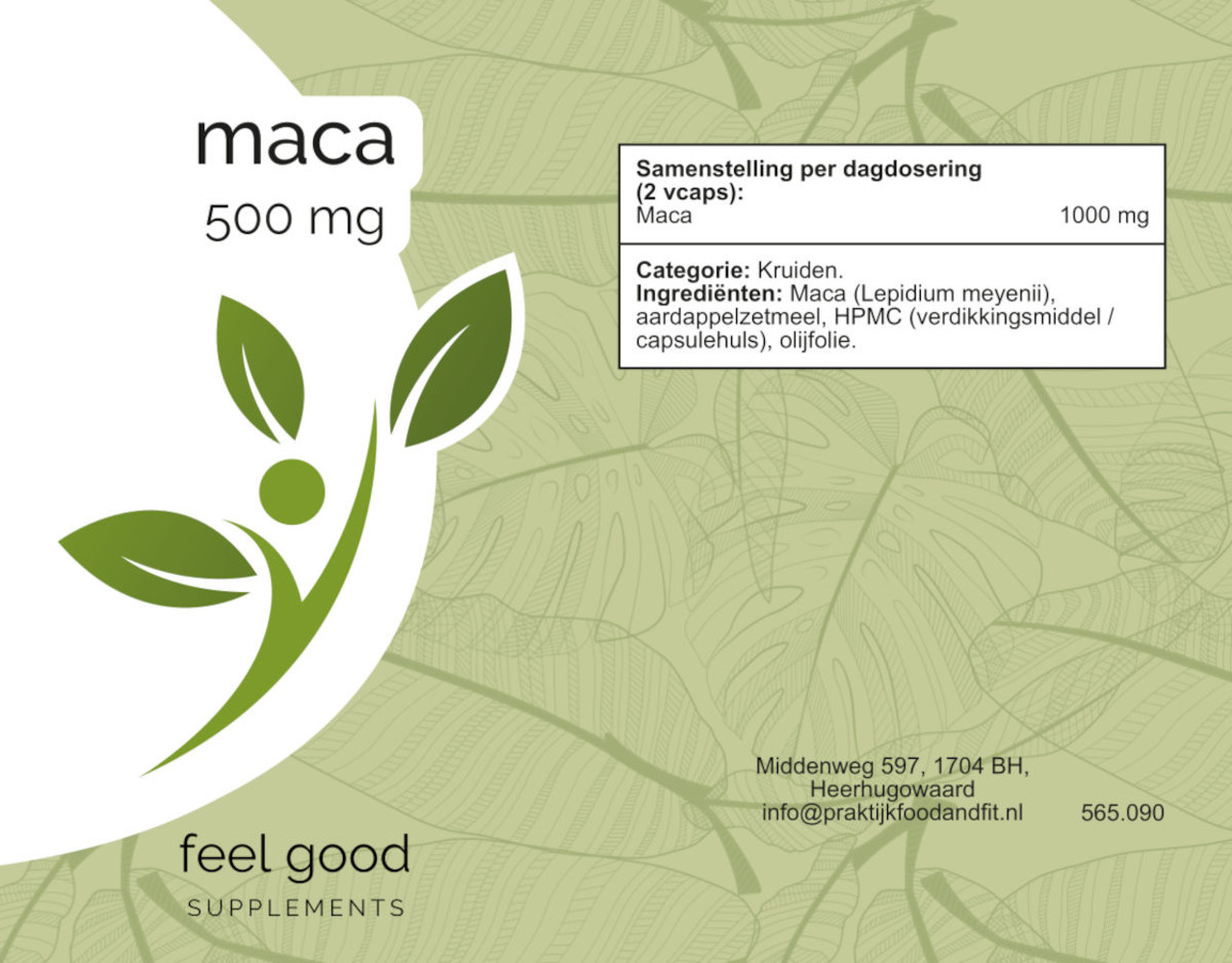 Maca 500 mg - 90 Vcaps Maca 500 mg - 90 Vcaps
