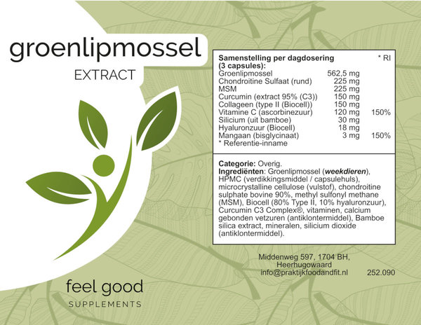 Groenlipmossel XTR - 90 capsules Groenlipmossel XTR - 90 capsules