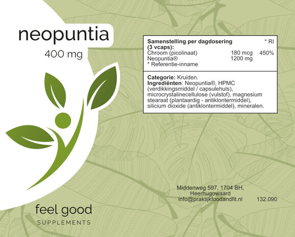 Neopuntia®  Cactus extract - 90 Vcaps Neopuntia®  Cactus extract - 90 Vcaps