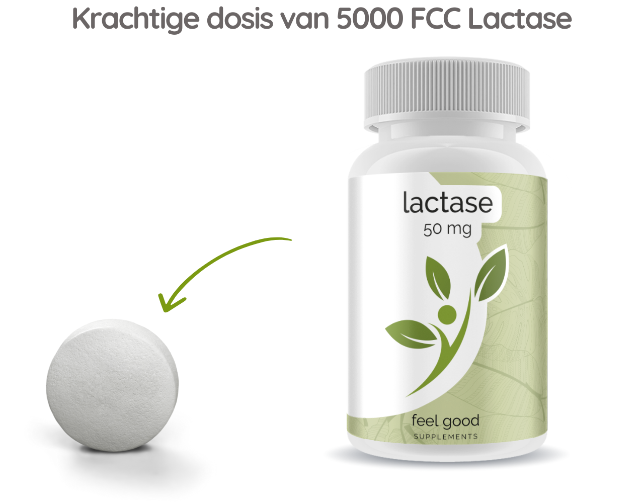 Lactase 50 mg - Kauwtabletten Lactase 50 mg - Kauwtabletten