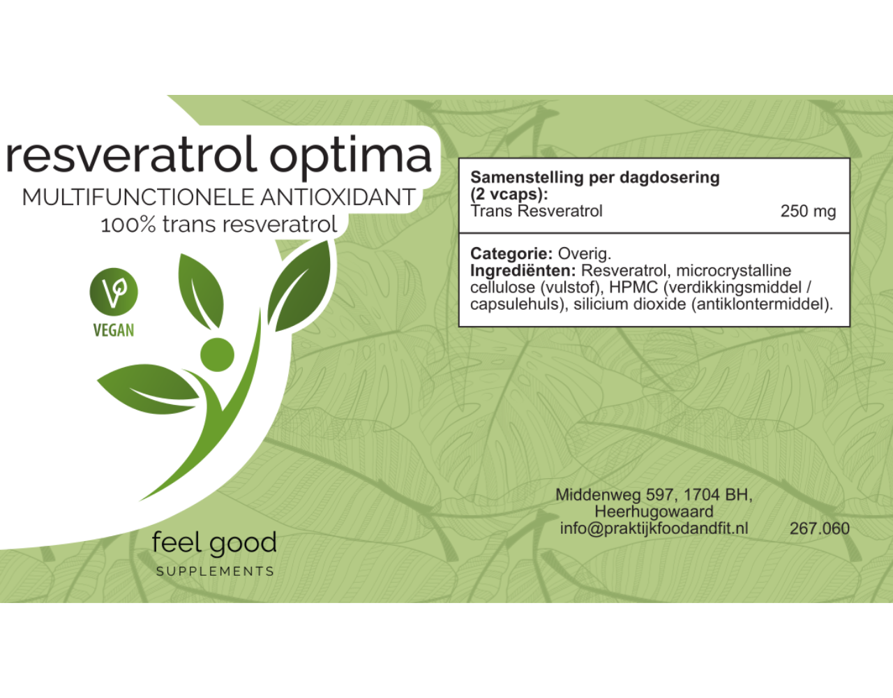 Resveratrol Optima - 60 Vcaps Resveratrol Optima - 60 Vcaps