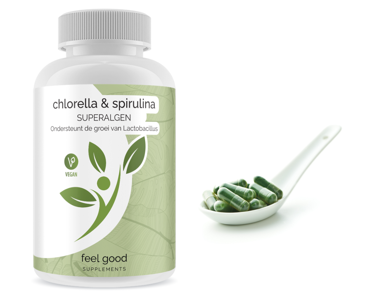 Chlorella & Spirulina - 90 vcaps