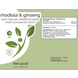 Rhodiola & Ginseng - 60 vegetarische capsules Rhodiola & Ginseng - 60 vegetarische capsules