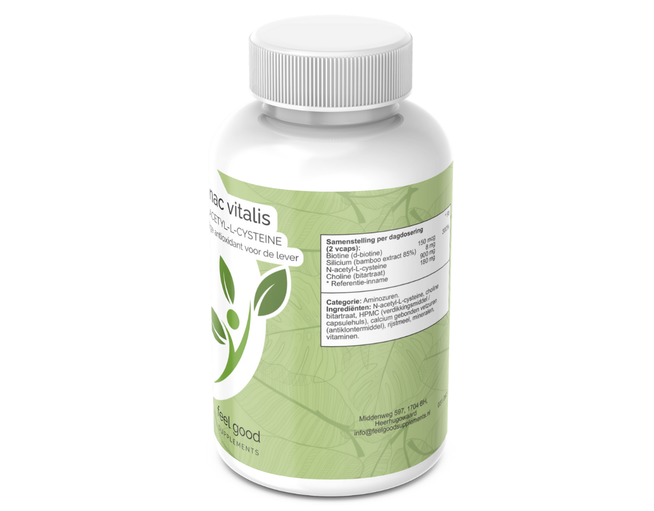 NAC Vitalis - N-Acetyl-L-Cysteine - 60 vcaps