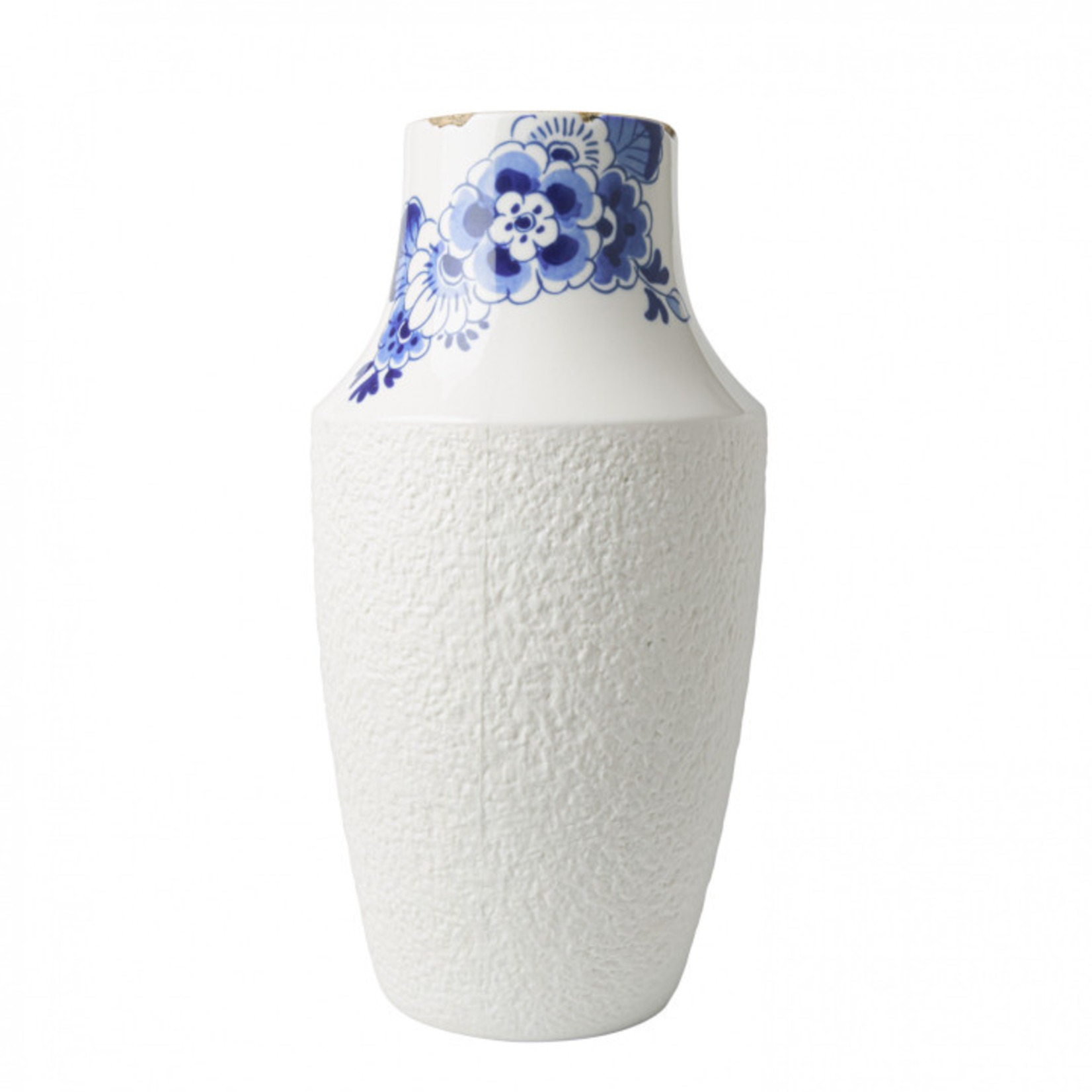 Heinen Delftware Blauw Bloesem vaas 5