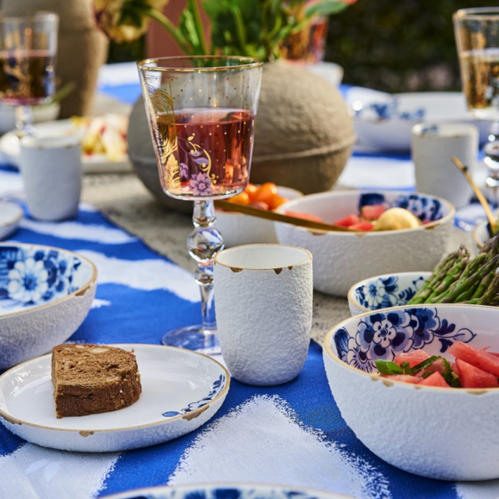 Blau Blüte Kaffeetasse