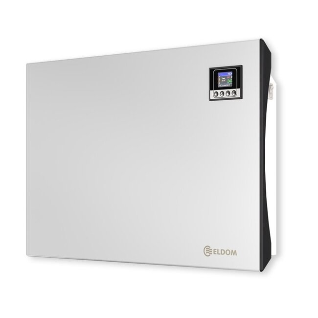 Wifi Chauffage électrique Eldom Extra Life avec thermostat électronique réglable