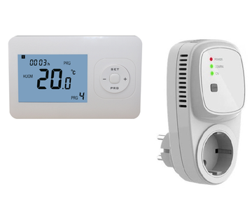 Quality Heating Thermostat programmable sans fil QH Basic avec récepteur enfichable