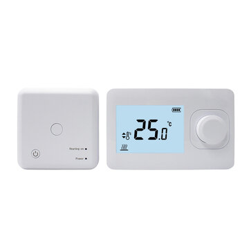 Quality Heating QH Thermostat simple sans fil de base non programmable, en saillie