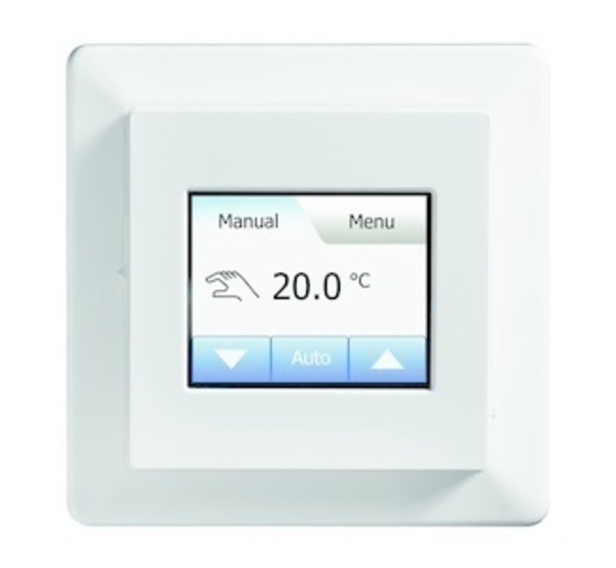 Ensemble de tapis chauffants électriques de 100 watts comprenant le thermostat multilingue programmable OCD5