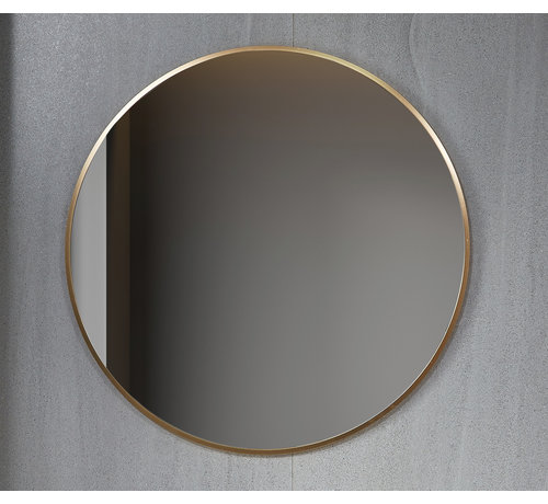 Bella Mirror Miroir rond 80 cm avec cadre doré
