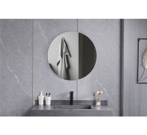 Bella Mirror Miroir rond 80 cm sans cadre