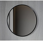 Miroir rond 80 cm avec cadre noir - Bella Mirror