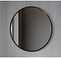 Miroir rond 100 cm avec cadre noir - Bella Mirror