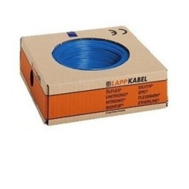 Soepele aansluitdraad 2,5mm blauw