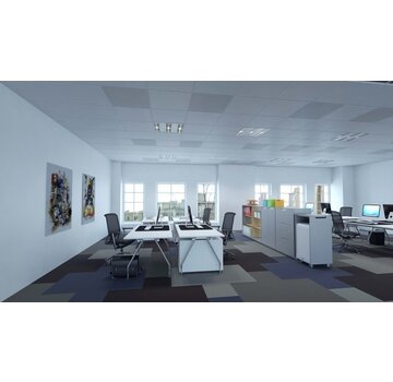 Ecosun Ecosun VT panneau de plafond infrarouge grainé 120X60 600Watt
