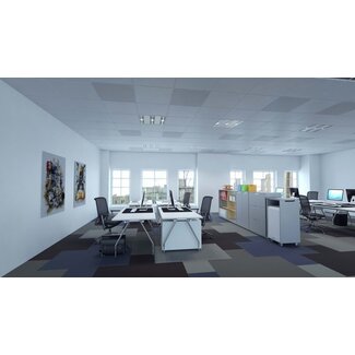 Ecosun VT panneau de plafond infrarouge grainé 59X59 300Watt