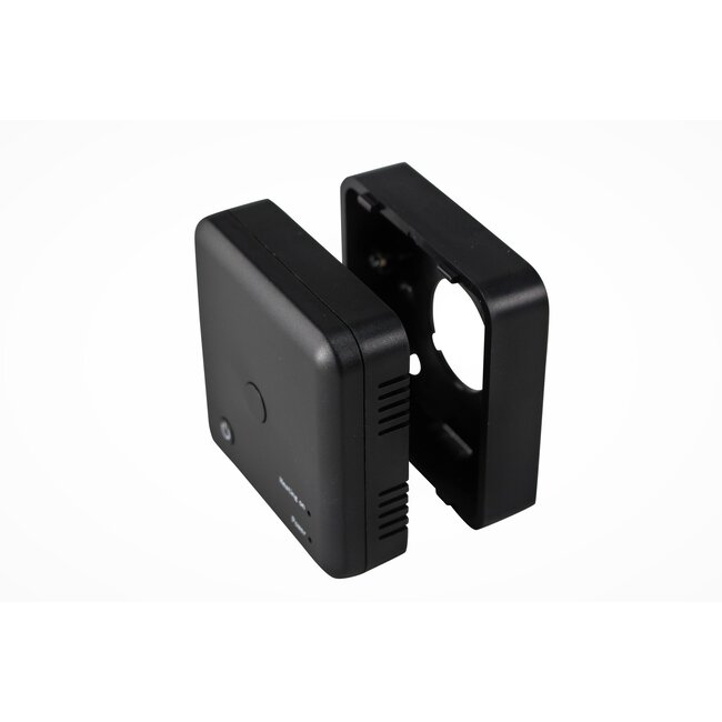 Opbouwrand voor opbouw ontvanger zwart