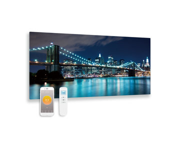 Quality Heating Panneau infrarouge en verre imprimé New York 119x59 700Watt