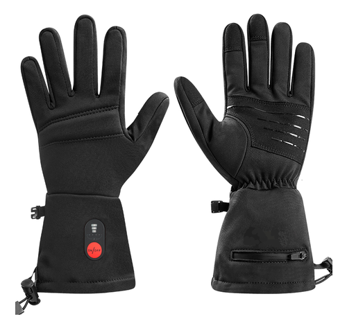 Gants de cyclisme chauffants électriques - 3 niveaux de chaleur