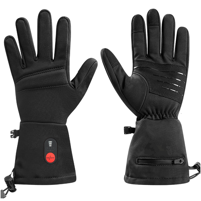 Gants de cyclisme chauffants électriques - 3 niveaux de chaleur