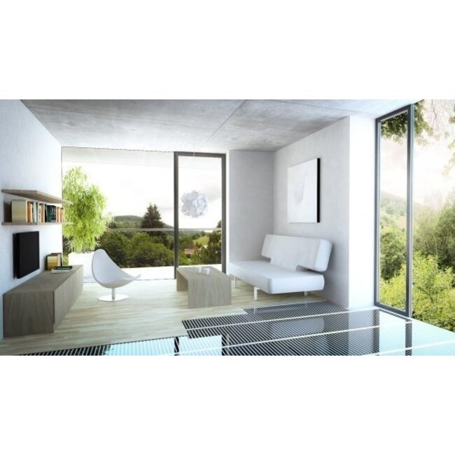 100 cm - 140Watt m² folie set OCD5 Busch Jaeger of Jung