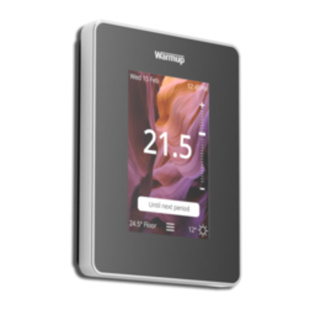 50cm - 120Watt m² infrarood vloerverwarming set Wifi Warmup 6IE wit of zwart