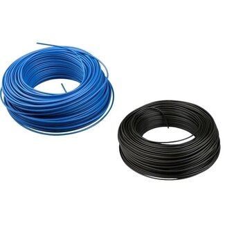 Extra soepele aansluitdraad t.b.v folie van 2,5 mm² 2 x 10 meter