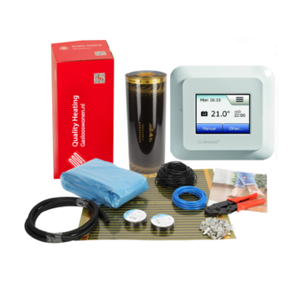 Quality Heating 50cm - 100Watt m² folie set OCD5 Busch Jaeger of Jung