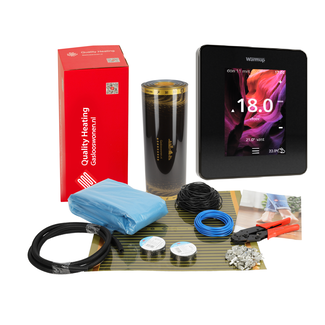 Quality Heating 100 cm - 120Watt m² folie set Wifi Warmup 6IE wit of zwart