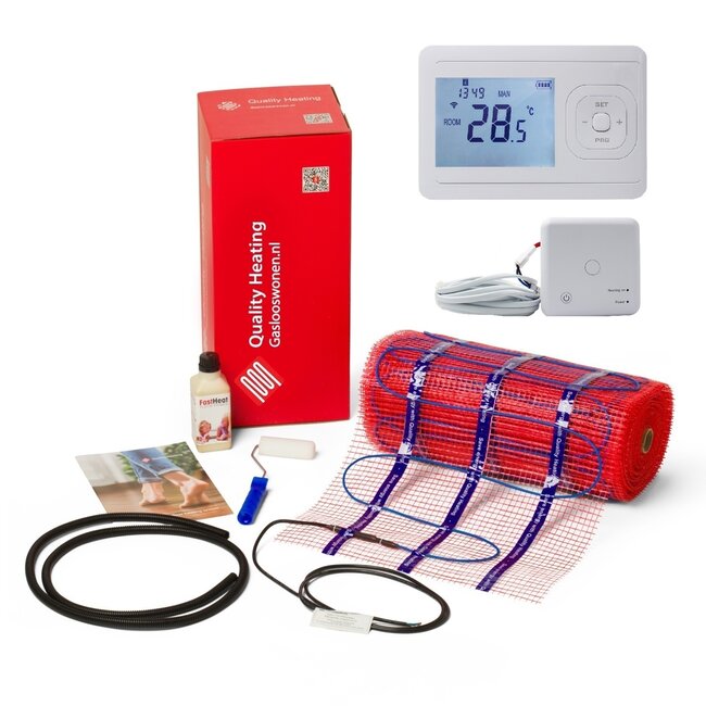 150 Watt mat set Wifi V3 thermostaat met ontvanger