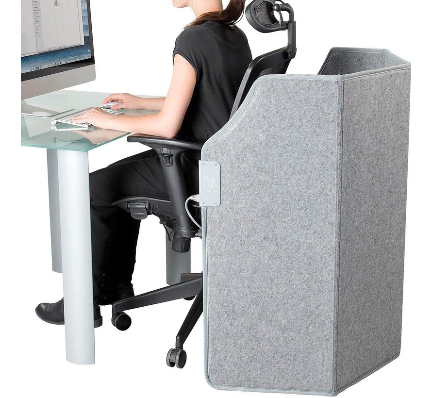 Panneau infrarouge mobile pliable de grande taille de la série QH-BV - 400 Watt avec 3 niveaux de chaleur
