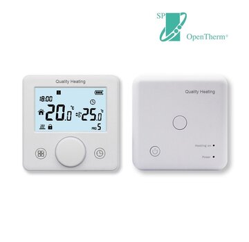 Quality Heating Modulerende Wifi Klokthermostaat CV ketel draadloos - Digitaal - Opentherm