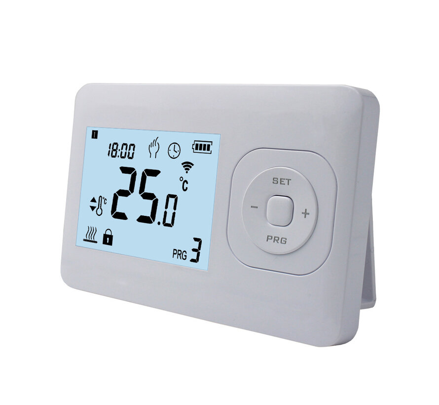 CV Wifi Clock thermostat chaudière sans fil - Digital