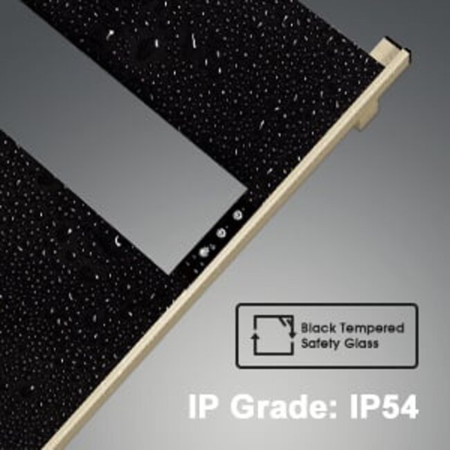 Radiateur électrique Maverick 90Watt noir-or