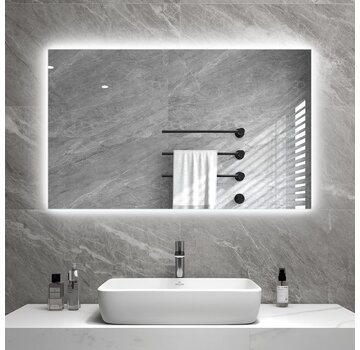 Quality Heating Miroir chauffant infrarouge avec éclairage LED 60 x 80 cm 450Watt