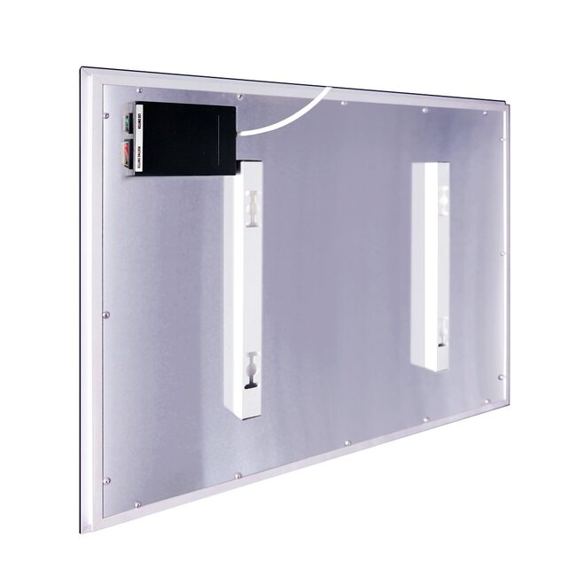 Miroir avec éclairage LED chauffage infrarouge 60X100 580Watt