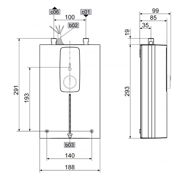 Stiebel Eltron Doorstroomboiler DCE 11/13