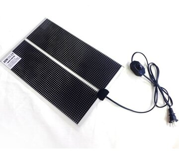 Quality Heating Warmtemat QH 14x15cm met dimmer en Aan/Uit schakelaar