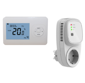 Quality Heating Thermostat blanc QH-Basic avec récepteur enfichable