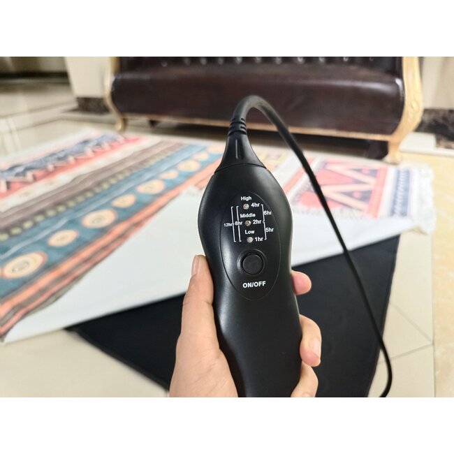 Tapis chauffant 140 x 200 avec régulateur 350watt