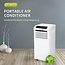 Climatiseur mobile Wifi déshumidifier et ventiler avec joint de fenêtre et purificateur d'air 9000btu
