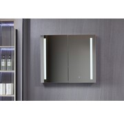 Bella Mirror Armoire de toilette avec éclairage LED 80 (l) x 70 cm (h)