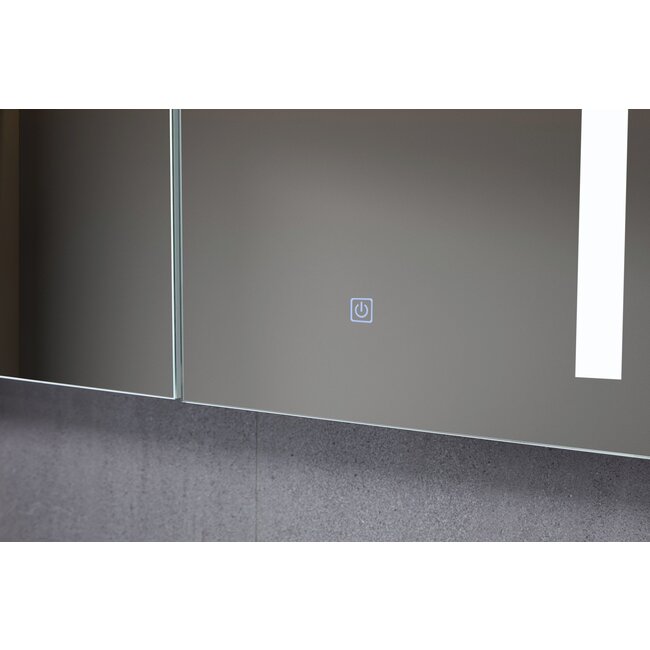 Armoire de toilette avec éclairage LED 80 (l) x 70 cm (h)