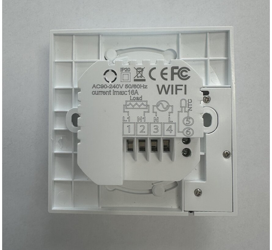 Wifi design control programmeerbaar thermostaat