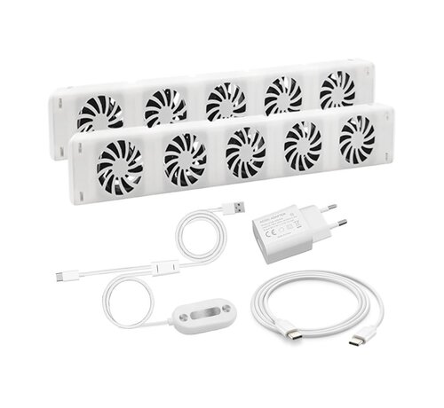 Quality Heating Kit duo de ventilateurs de radiateur QH Turbo Booster
