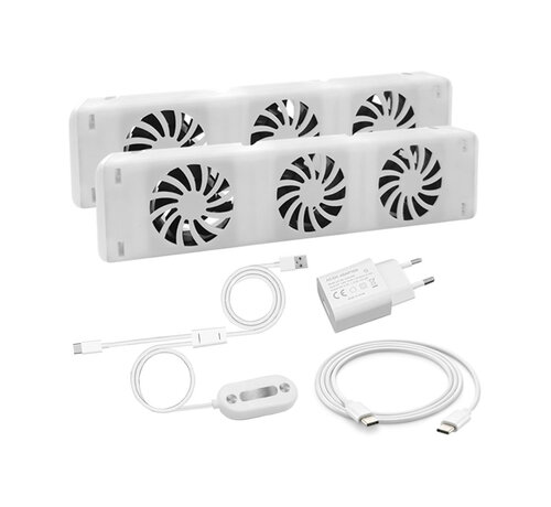 Quality Heating QH Booster radiator ventilator duo set